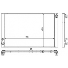 53018 NRF Радиатор, охлаждение двигателя