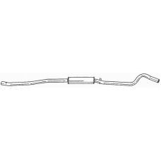 40429 SIGAM Средний глушитель выхлопных газов