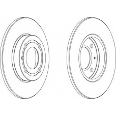 DDF795-1 FERODO Тормозной диск