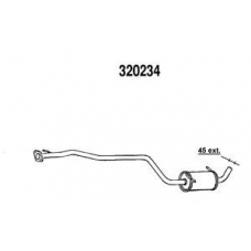 394332023400 MAGNETI MARELLI Выпускной трубопровод