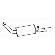 619725 FONOS Глушитель выхлопных газов конечный