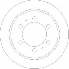 DF4133 TRW Тормозной диск