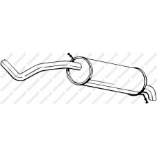 233-447 BOSAL Глушитель выхлопных газов конечный