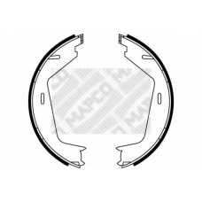 8862 MAPCO Комплект тормозных колодок