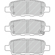 FDB4324 FERODO Комплект тормозных колодок, дисковый тормоз
