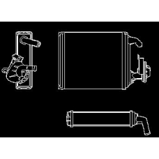 RA2110590 J. DEUS Теплообменник, отопление салона
