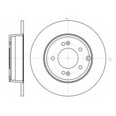 6989.00 REMSA Тормозной диск