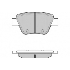 12-1429 E.T.F. Комплект тормозных колодок, дисковый тормоз