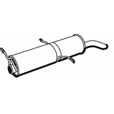 19313 WALKER Глушитель выхлопных газов конечный