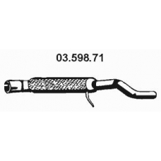 03.598.71 EBERSPACHER Труба выхлопного газа