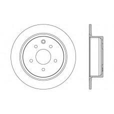 BDR2647.10 OPEN PARTS Тормозной диск
