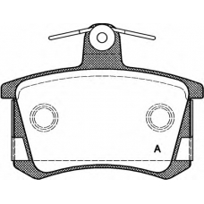BPA0135.40 OPEN PARTS Комплект тормозных колодок, дисковый тормоз