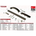 TCK104 FAI AutoParts Комплект цели привода распредвала