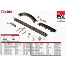 TCK104 FAI AutoParts Комплект цели привода распредвала