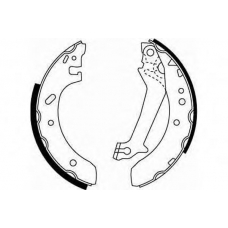 GS8607 TRW Комплект тормозных колодок