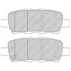 FDB1693 FERODO Комплект тормозных колодок, дисковый тормоз