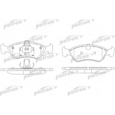 PBP1067 PATRON Комплект тормозных колодок, дисковый тормоз