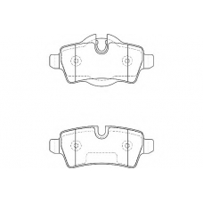 WBP24289A WAGNER LOCKHEED Комплект тормозных колодок, дисковый тормоз