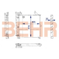 2303129 BEHR Oilcooler