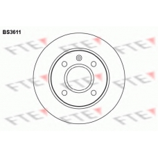 BS3611 FTE Тормозной диск