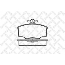 057 000-SX STELLOX Комплект тормозных колодок, дисковый тормоз