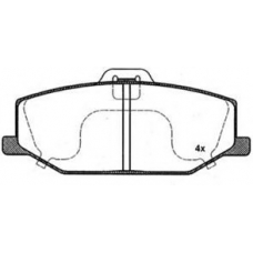 RA.0351.0 RAICAM Комплект тормозных колодок, дисковый тормоз