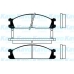 BP-6520 KAVO PARTS Комплект тормозных колодок, дисковый тормоз