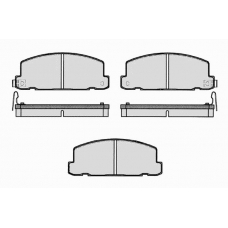 433.0 RAICAM Комплект тормозных колодок, дисковый тормоз