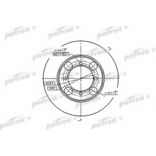 PBD1428 PATRON Тормозной диск