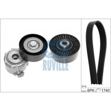 5594082 RUVILLE Поликлиновой ременный комплект