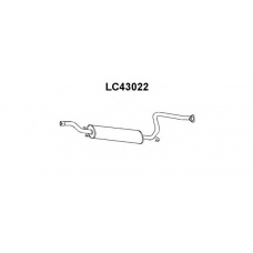 LC43022 VENEPORTE Предглушитель выхлопных газов