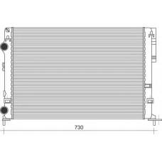 350213113100 MAGNETI MARELLI Радиатор, охлаждение двигателя
