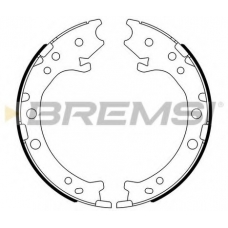 GF0715 BREMSI Комплект тормозных колодок, стояночная тормозная с