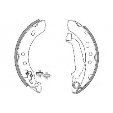 33501 SPIDAN Комплект тормозных колодок
