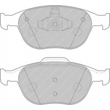 FDB1568 FERODO Комплект тормозных колодок, дисковый тормоз