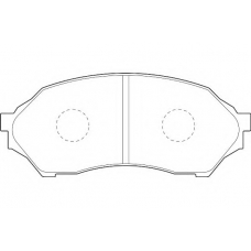 WBP23490A WAGNER LOCKHEED Комплект тормозных колодок, дисковый тормоз