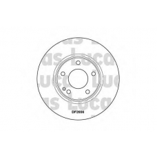 DF2656 TRW Тормозной диск