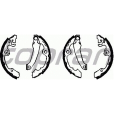 301 306 TOPRAN Комплект тормозных колодок