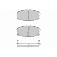 12-1147 E.T.F. Комплект тормозных колодок, дисковый тормоз