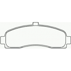 MDK0105 MINTEX Комплект тормозов, дисковый тормозной механизм