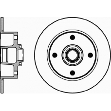 MDC1196 MINTEX Тормозной диск