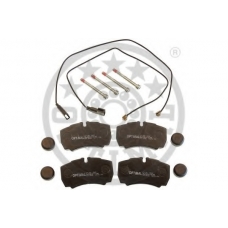12418 OPTIMAL Комплект тормозных колодок, дисковый тормоз