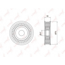 PB5023 LYNX Ролик натяжной