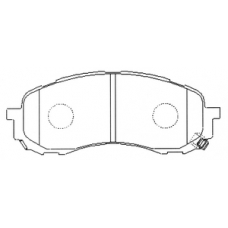 PN-7493 JNBK Колодки тормозные