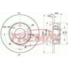 BD-5812 FREMAX Тормозной диск