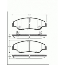 1501223505 S.b.s. Комплект тормозных колодок, дисковый тормоз