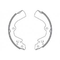 31318 SPIDAN Комплект тормозных колодок