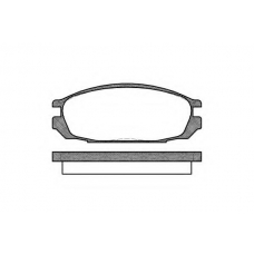 P3923.00 WOKING Комплект тормозных колодок, дисковый тормоз
