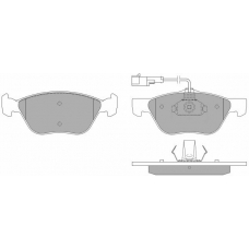 FBP-0972 FREMAX Комплект тормозных колодок, дисковый тормоз