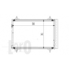 009-016-0016 LORO Конденсатор, кондиционер